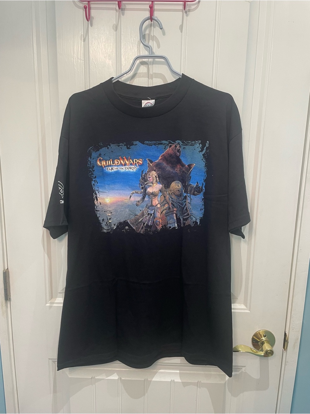 Guild Wars Black Graphic Tee - Game Artwork’s vintage y2k